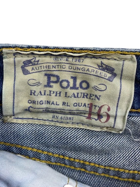 POLO RALPH LAUREN "THE SKINNY" JEANS BLUE UNISEX S