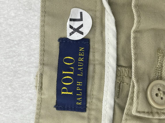POLO RALPH LAUREN CHINO SHORTS BEIGE MENS PRE OWNED XL