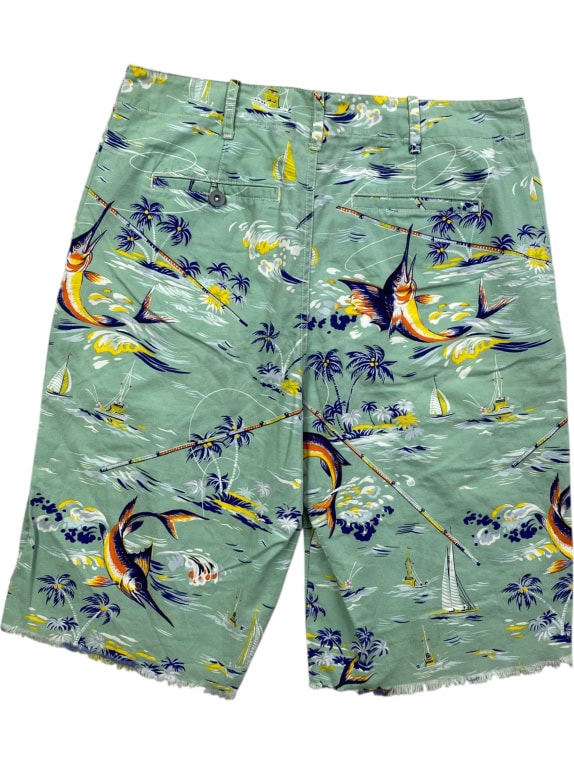 POLO RALPH LAUREN ΒΕΡΜΟΥΔΑ CHINO VINTAGE ALOHA PRINT ΜΕΝΤΑ UNISEX ΜΕΓΕΘΟΣ 18