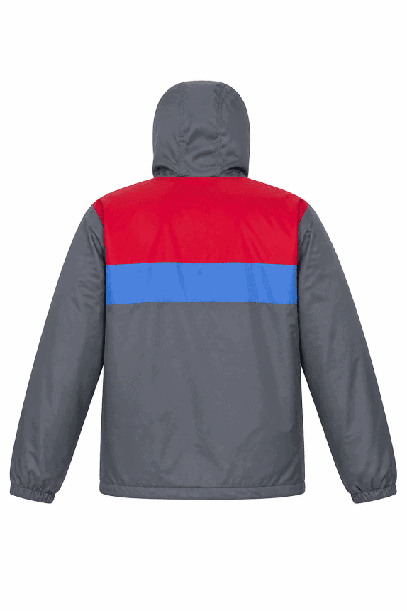 PORSCHE TRACK JACKET RETRO GREY RED MEN PRE OWNED M