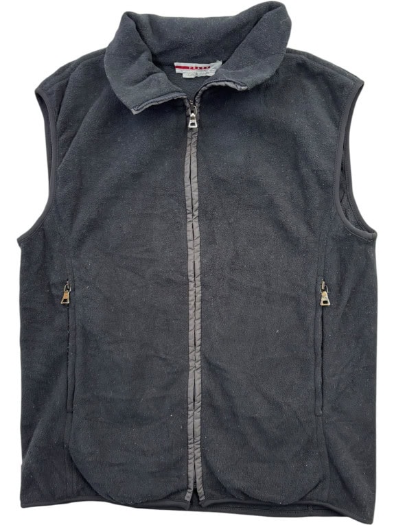 PRADA FLEECE ΓΙΛΕΚΟ MINIMAL ΜΑΥΡΟ UNISEX PRE OWNED S