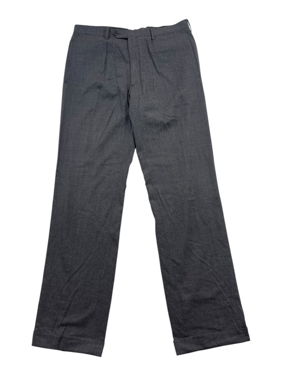 Prada Pantaloni sartoriali eleganti minimal grigi da uomo L