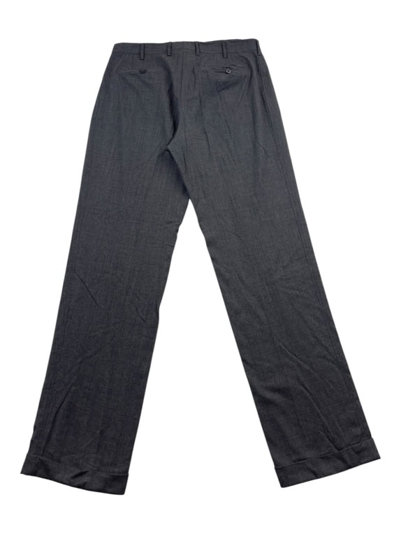 Prada Tailored Pants Elegant Minimal Grey Men’s L