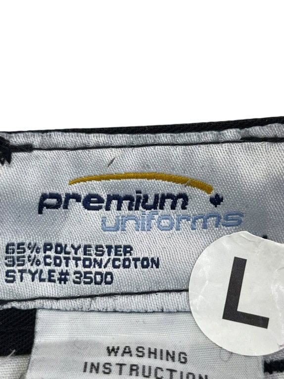 PREMIUM UNIFORMS CARGO PANTS WORKWEAR BLACK UNISEX PRE OWNED L