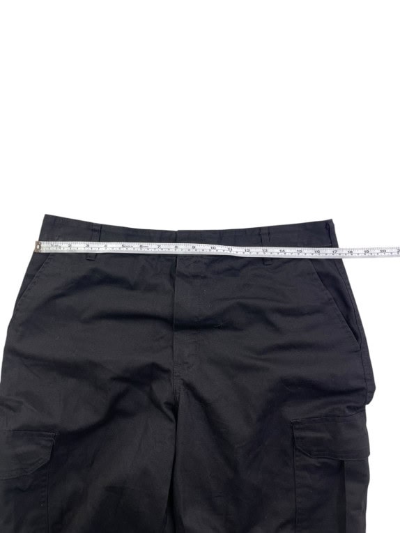 PREMIUM UNIFORMS CARGO PANTS WORKWEAR BLACK UNISEX PRE OWNED L