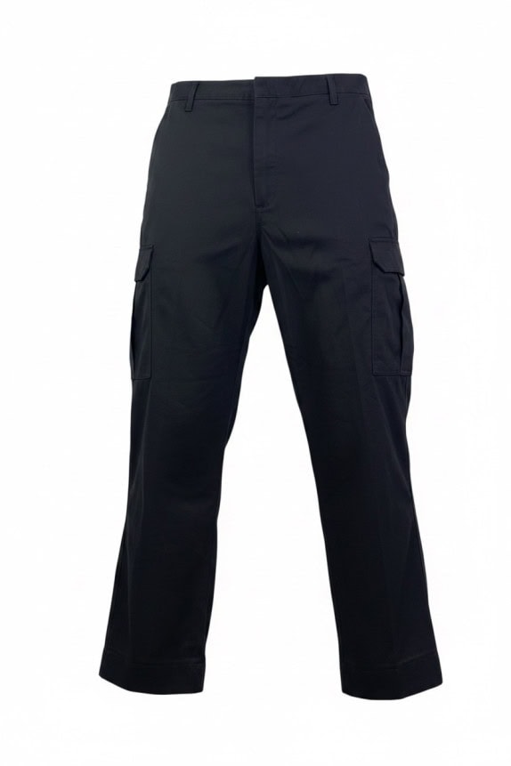 PREMIUM UNIFORMS PANTALONI CARGO WORKWEAR NERO UNISEX PRE OWNED L