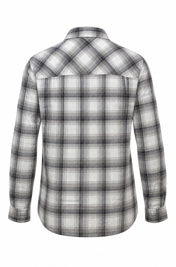 TIMBERLAND  CAMICIA CHECK MINIMAL GRIGIO UOMO PRE OWNED L