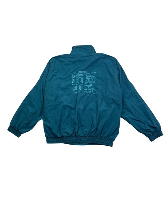 Tuta sportiva Prince set vintage con logo petrolio unisex L