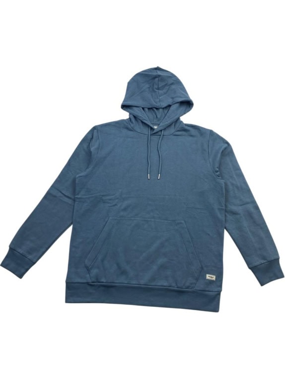 PRODUKT Φούτερ με Κουκούλα Hoodie Minimal Patch Μπλε Ανδρικό XL