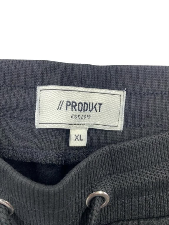 PRODUKT Παντελόνι Φόρμας Cargo Patch Logo Μαύρο Ανδρικό XL