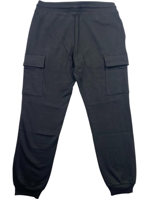 PRODUKT Παντελόνι Φόρμας Cargo Patch Logo Μαύρο Ανδρικό XL
