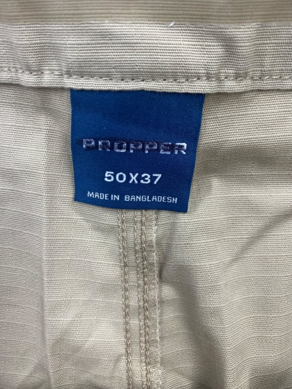 PROPPER TACTICAL CARGO PANTS RIPSTOP BEIGE MEN'S 7XL (50X37)