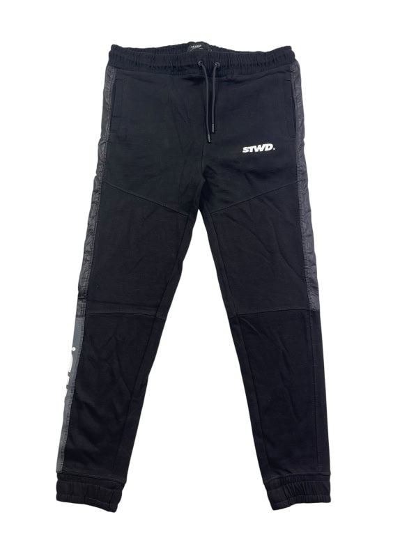 Pull&Bear Φόρμα Παντελόνι Casual Logo Μαύρο Ανδρικό XL