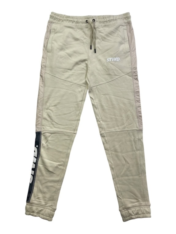 PULL&BEAR Φόρμα Παντελόνι Jogger Casual Λογότυπο Μπεζ Ανδρικό L