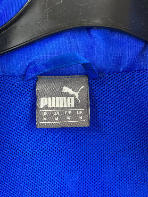 PUMA ΑΝτιανεμικό VINTAGE ME ΛΟΓΟΤΥΠΟ (SÜWAG) ΜΠΛΕ ΑΝΔΡΙΚΟ M