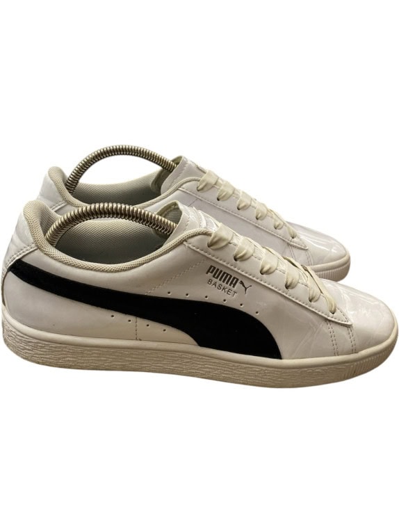 PUMA BASKET SNEAKERS CLASSIC ΛΕΥΚΟ ΜΑΥΡΟ UNISEX PRE OWNED EU 40.5