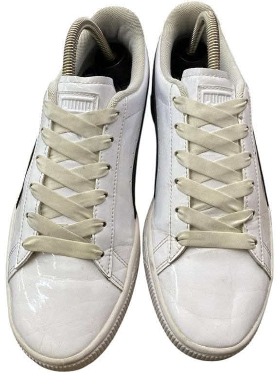 PUMA BASKET SNEAKERS CLASSIC ΛΕΥΚΟ ΜΑΥΡΟ UNISEX PRE OWNED EU 40.5