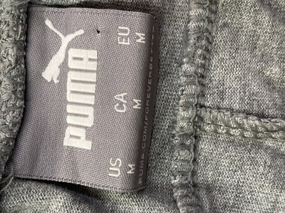 PUMA BERMUDA SHORTS GRAPHIC GREY ΑΝΤΡΙΚΟ PRE OWNED M