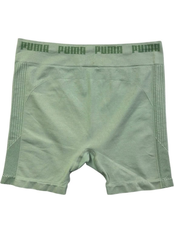 PUMA BIKER SHORTS STREETWEAR VERDE DONNA PRE OWNED M