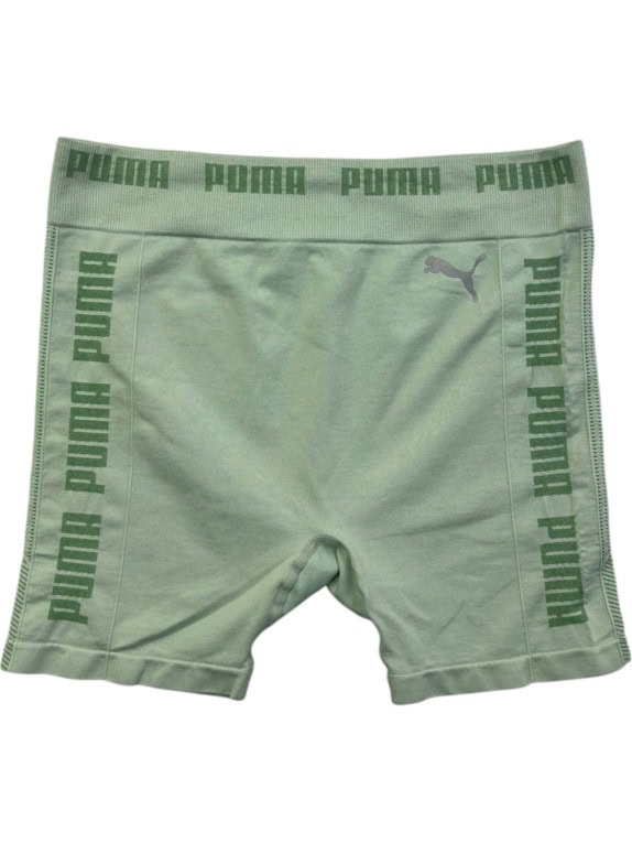 PUMA BIKER SHORTS STREETWEAR VERDE DONNA PRE OWNED M