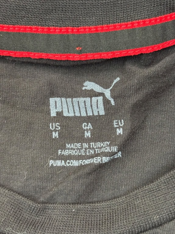 PUMA FERRARI T SHIRT RACING ΜΑΥΡΟ ΑΝΤΡΙΚΟ PRE OWNED M