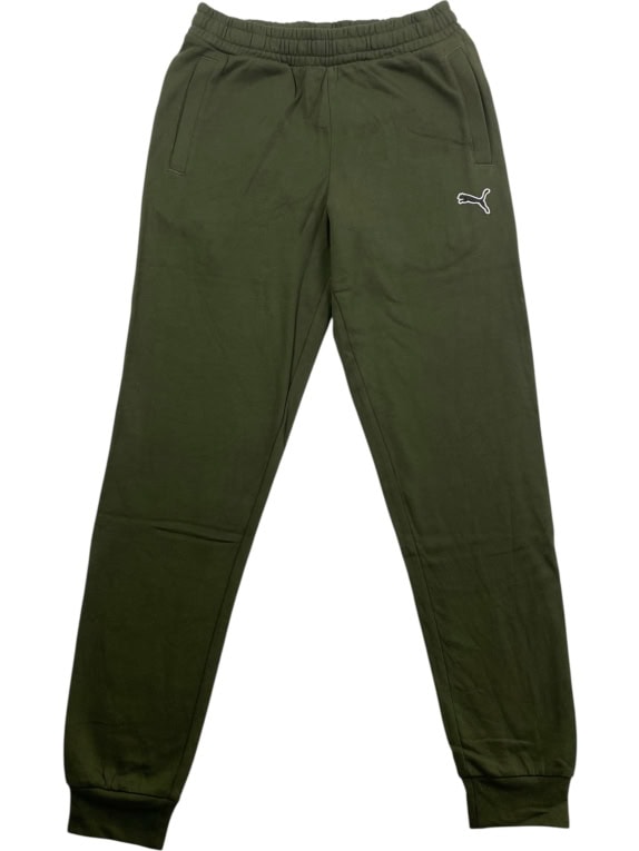 PUMA Sweatpants Athletic Logo Khaki Men’s S (Small)