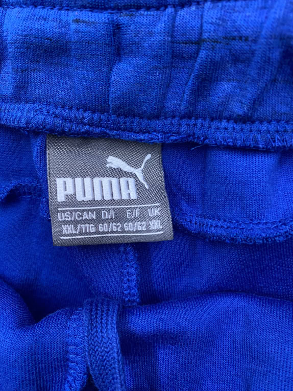 PUMA Φόρμα Παντελόνι Track Pants Casual Λογότυπο Μπλε Ανδρικό L