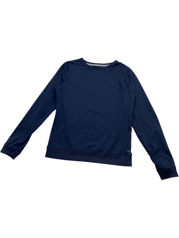 PUMA SWEATSHIRT SPORTY LOGO BLUE WOMEN XS