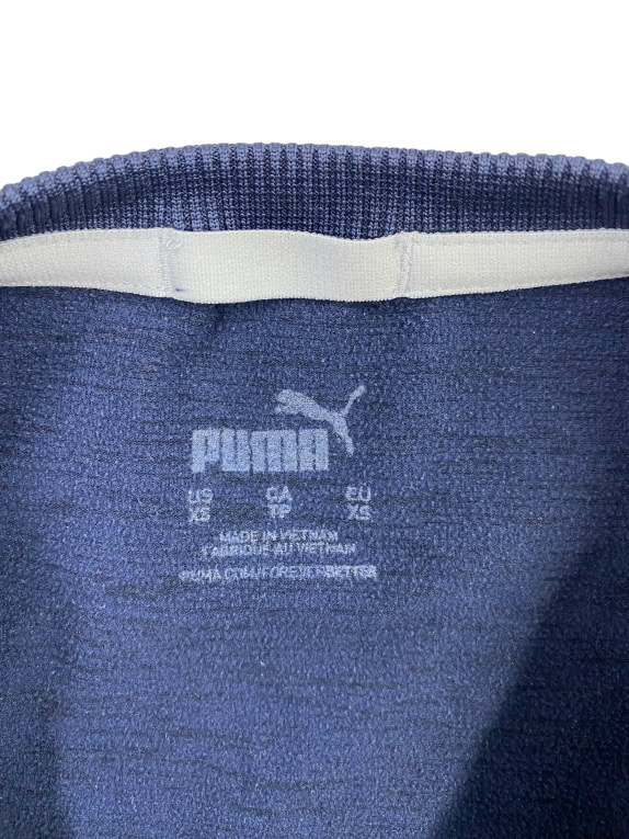 PUMA SWEATSHIRT SPORTY LOGO BLUE WOMEN XS