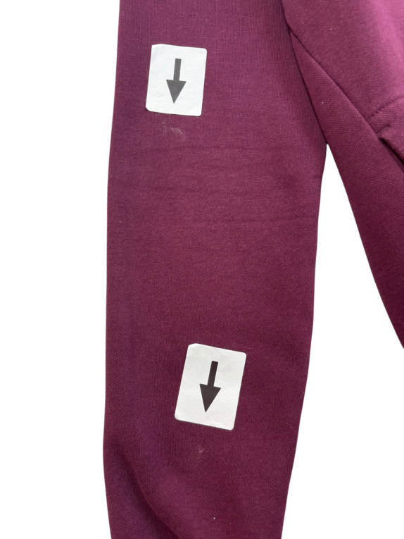 PUMA CREWNECK SWEATSHIRT SPORTSWEAR BURGUNDY WOMEN PRE OWNED S