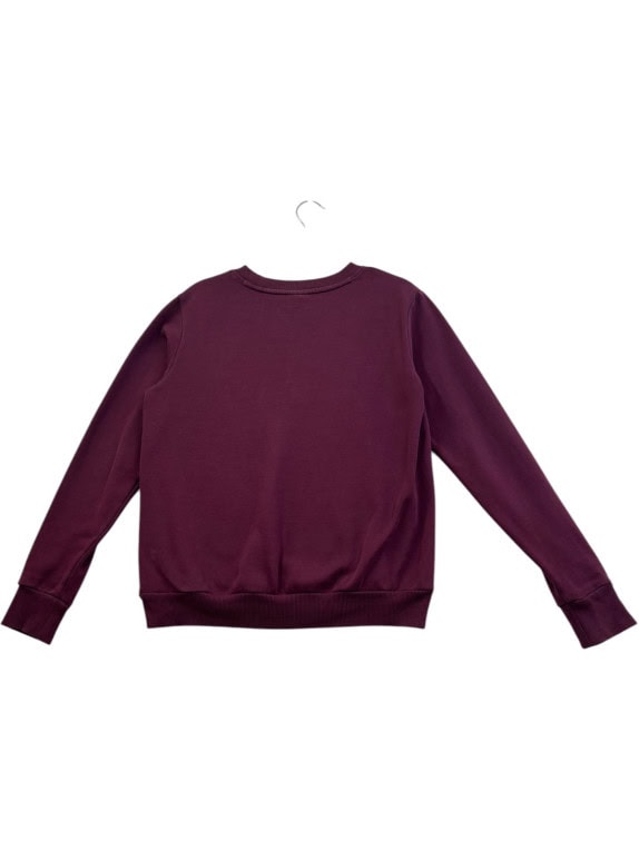 PUMA CREWNECK SWEATSHIRT SPORTSWEAR BURGUNDY WOMEN PRE OWNED S