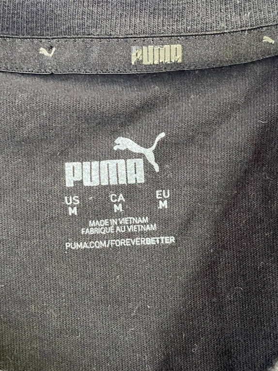 PUMA GRAPHIC TEE ΜΑΥΡΟ ΑΝΤΡΙΚΟ PRE OWNED M