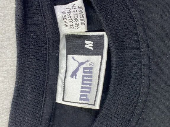 PUMA GRAPHIC TEE MINIMAL BLACK MENS PRE OWNED M