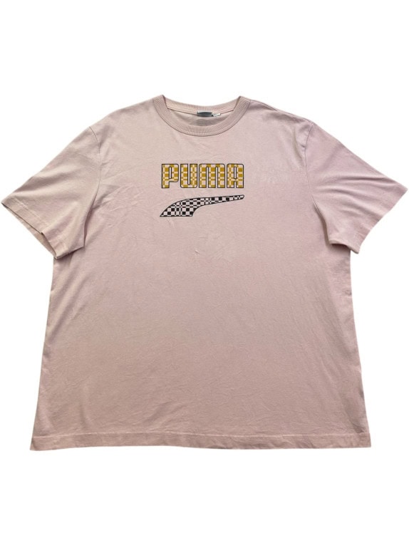 PUMA GRAPHIC TEE RETRO BEIGE UNISEX PRE OWNED XL