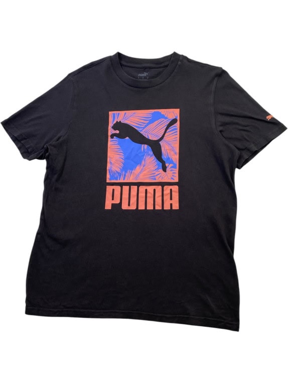 PUMA GRAPHIC TEE STREETWEAR BLACK ΑΝΤΡΙΚΟ PRE OWNED M