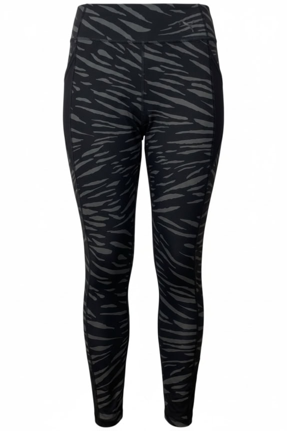 Puma Leggings sportivi da donna neri con stampa S