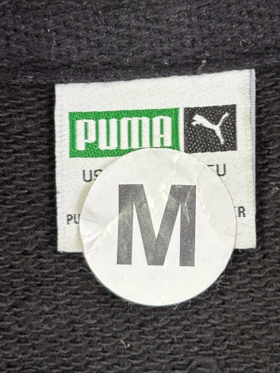 PUMA HOODIE GRAPHIC ΜΑΥΡΟ UNISEX PRE OWNED M