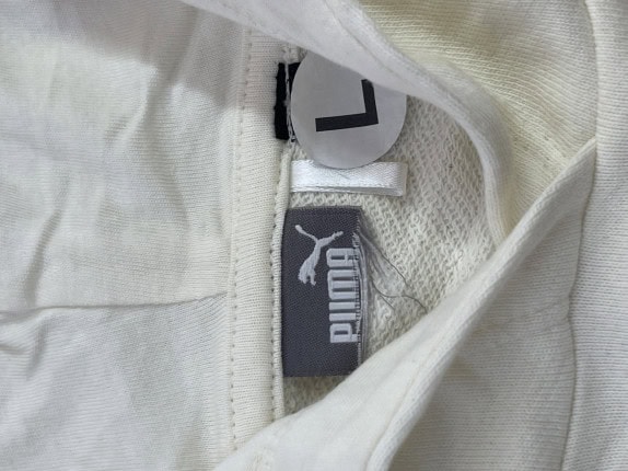 PUMA HOODIE MINIMAL CREAM ΑΝΤΡΙΚΟ PRE OWNED L