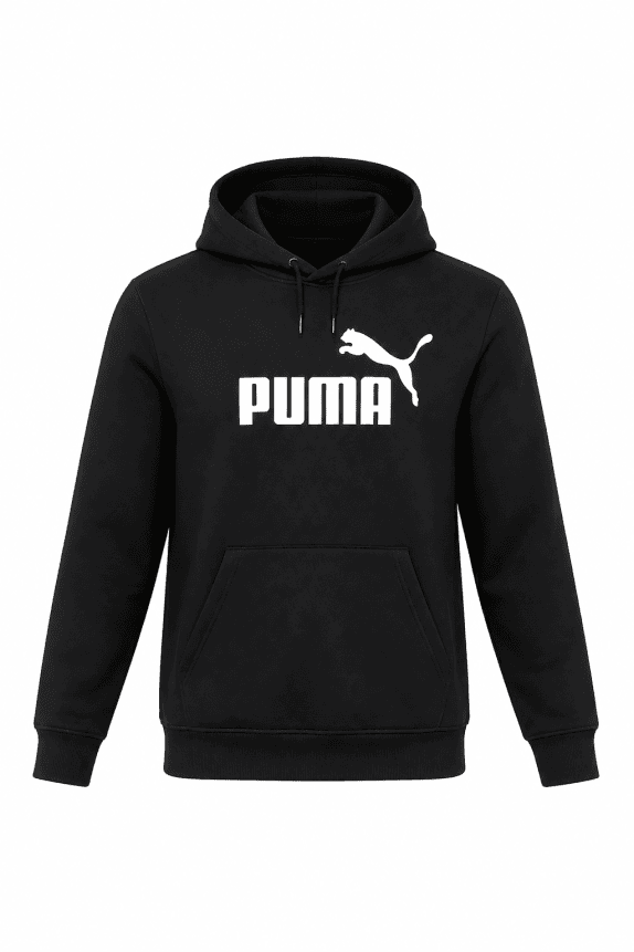 PUMA HOODIE STREETWEAR ΜΑΥΡΟ ΑΝΤΡΙΚΟ PRE OWNED L