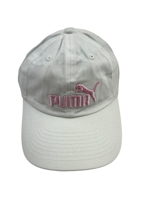 PUMA ΚΑΠΕΛΟ EMBROIDERED BIG LOGO ΛΕΥΚΟ / ΡΟΖ UNISEX ONE SIZE