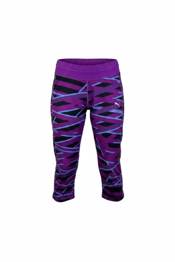 PUMA LEGGINGS ATHLETIC MULTICOLOR WOMEN PRE OWNED M