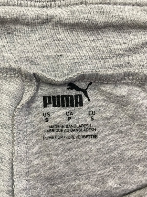 Puma Athletic Leggings Casual Logo Grey Women’s S
