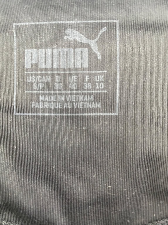 PUMA Leggings Sport Διχρωμο Pattern Μαύρο-Λαδί Γυναικείο S