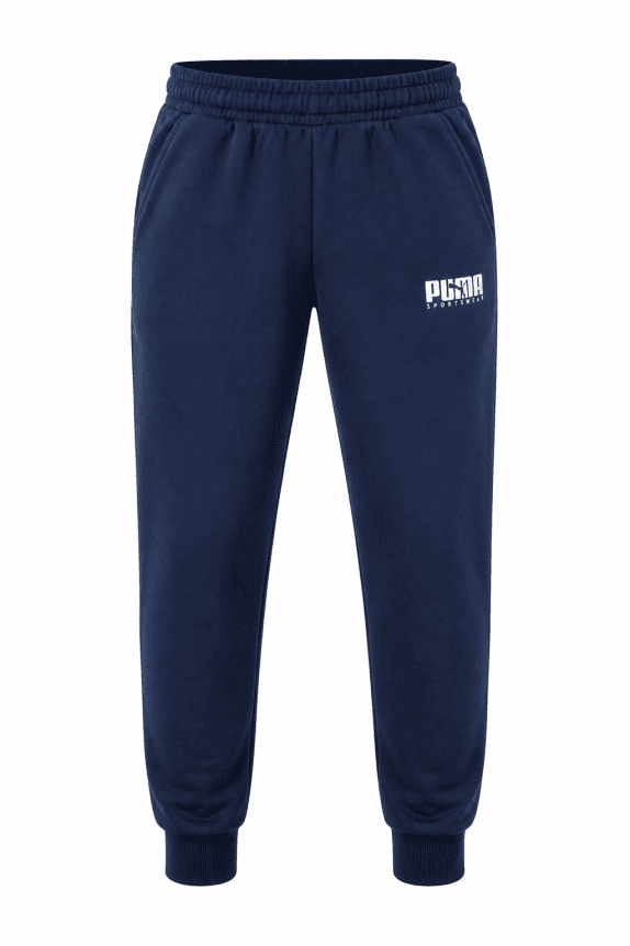 PUMA TRACK PANTS CLASSIC NAVY MEN PRE OWNED L