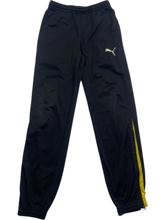 Puma Παντελόνι Φόρμας Trackpants SPORT Logo Μαύρο Ανδρικό S