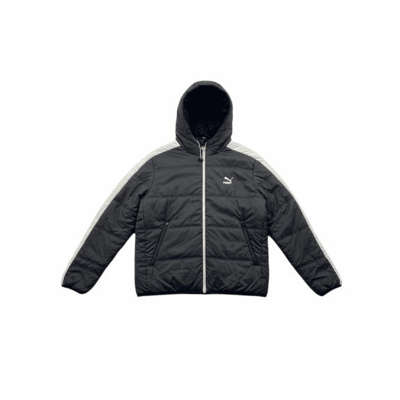 Puma Puffer Jacket Casual Logo Black Men’s XL