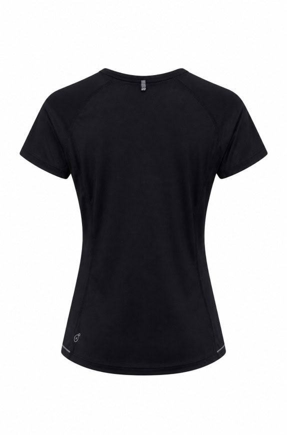 PUMA RUNNING T SHIRT MINIMAL BLACK WOMEN PRE OWNED M
