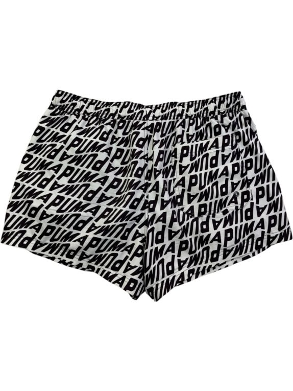PUMA ΣΟΡΤΣ SWIMWEAR GRAPHIC ΜΑΥΡΟ ΑΣΠΡΟ ΑΝΤΡΙΚΟ PRE OWNED L