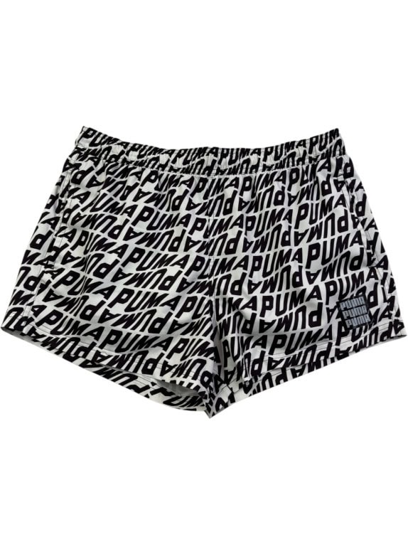 PUMA ΣΟΡΤΣ SWIMWEAR GRAPHIC ΜΑΥΡΟ ΑΣΠΡΟ ΑΝΤΡΙΚΟ PRE OWNED L