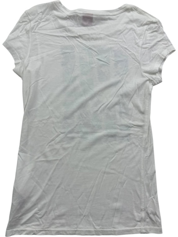 PUMA T-Shirt Casual Graphic Logo Λευκό Γυναικείο S